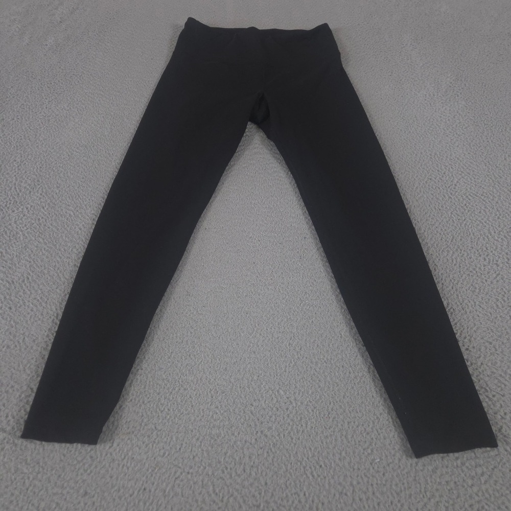 Old Navy Leggings Womens L Black High-Waisted Performance Go-Dry Skinny Leg Gym